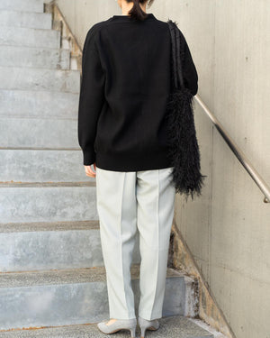 メランジイージーテーパードパンツ