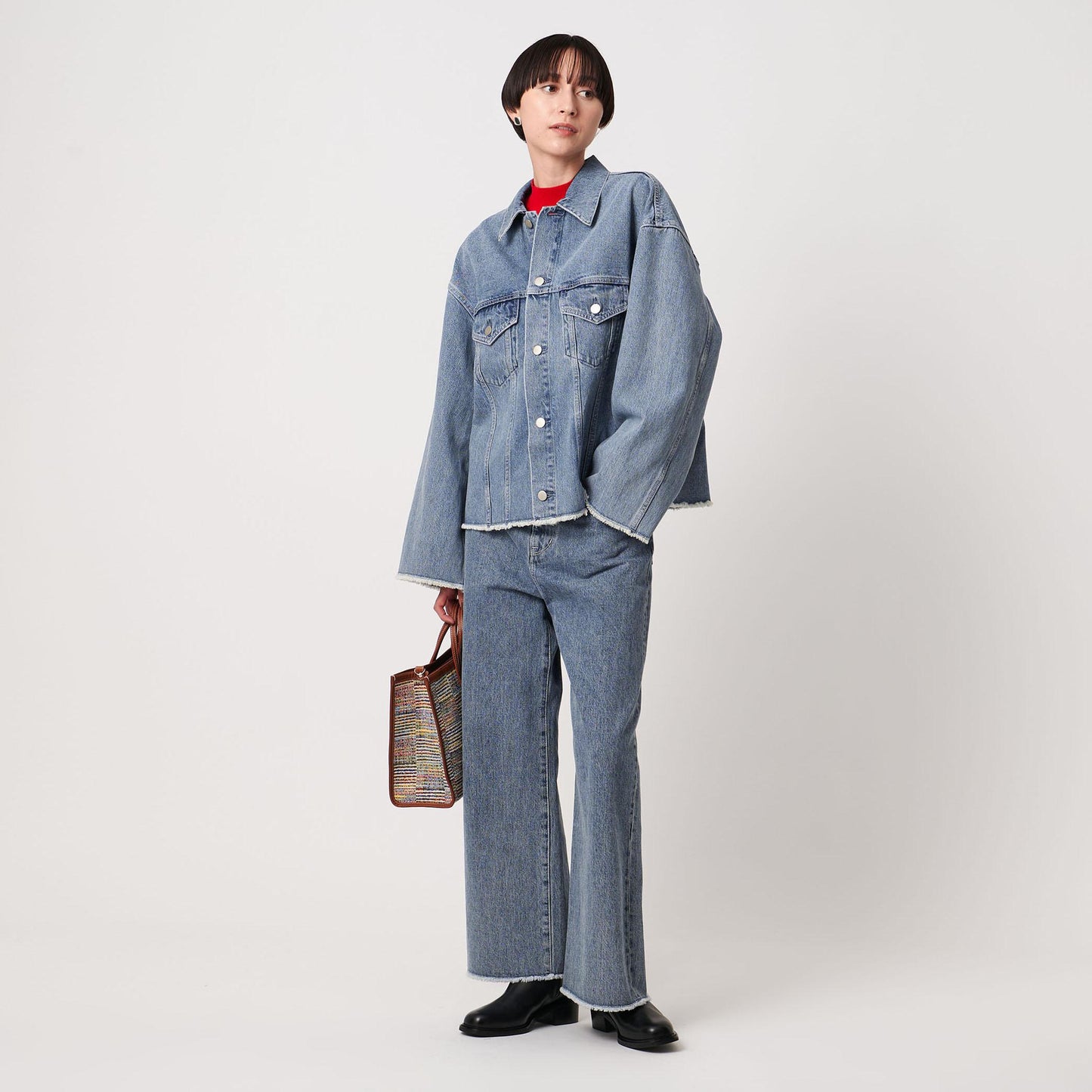 カットオフ デニムジャケット