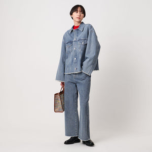 カットオフ デニムジャケット