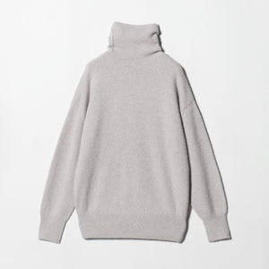 フォックス ウール ラメ タートルネック ニット