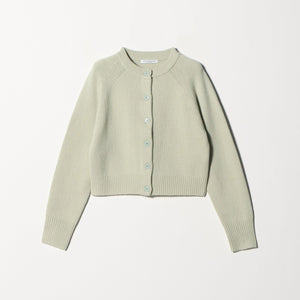 ウールニット ショートカーディガン