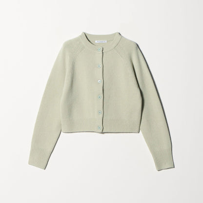 ウールニット ショートカーディガン