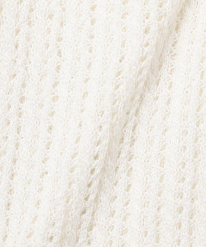 シースルーケーブルニット パンツ