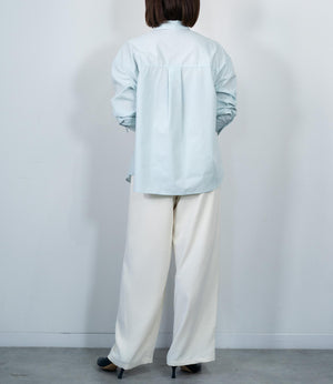 レイヤードライクダブルフリルシャツ