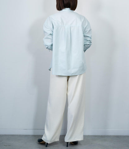 レイヤードライクダブルフリルシャツ