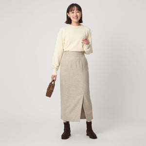 ［size SHORTあり］スラブ サイド スリット タイト スカート
