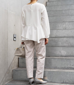 ドッキングイレヘムブラウス