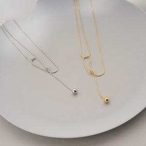 ノット ワンボール ネックレス