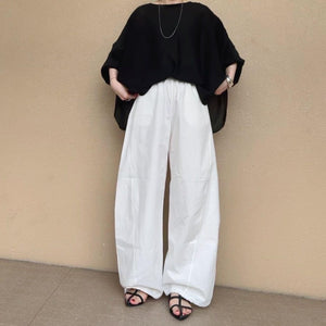 リネンざっくりニットケープ