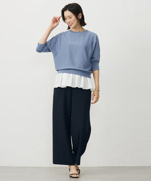Light ジョーゼット ワイド パンツ