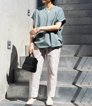 スタイルカバーキーネックカットソー