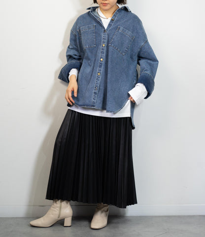 デニムオーバーシャツ