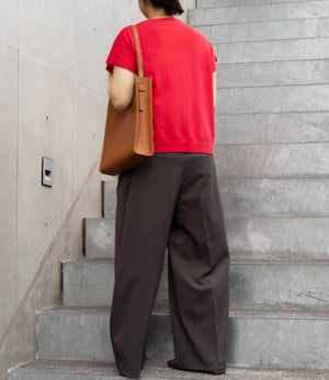 コンパクトフレンチスリーブニットT