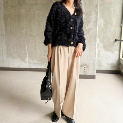 美シルエットストレートパンツ