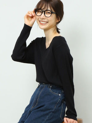 Vﾈｯｸﾜｲﾄﾞﾘﾌﾞ長袖