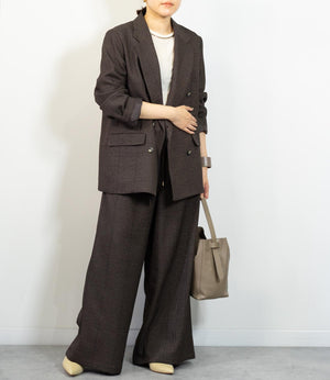 グレンチェックダイージーパンツ