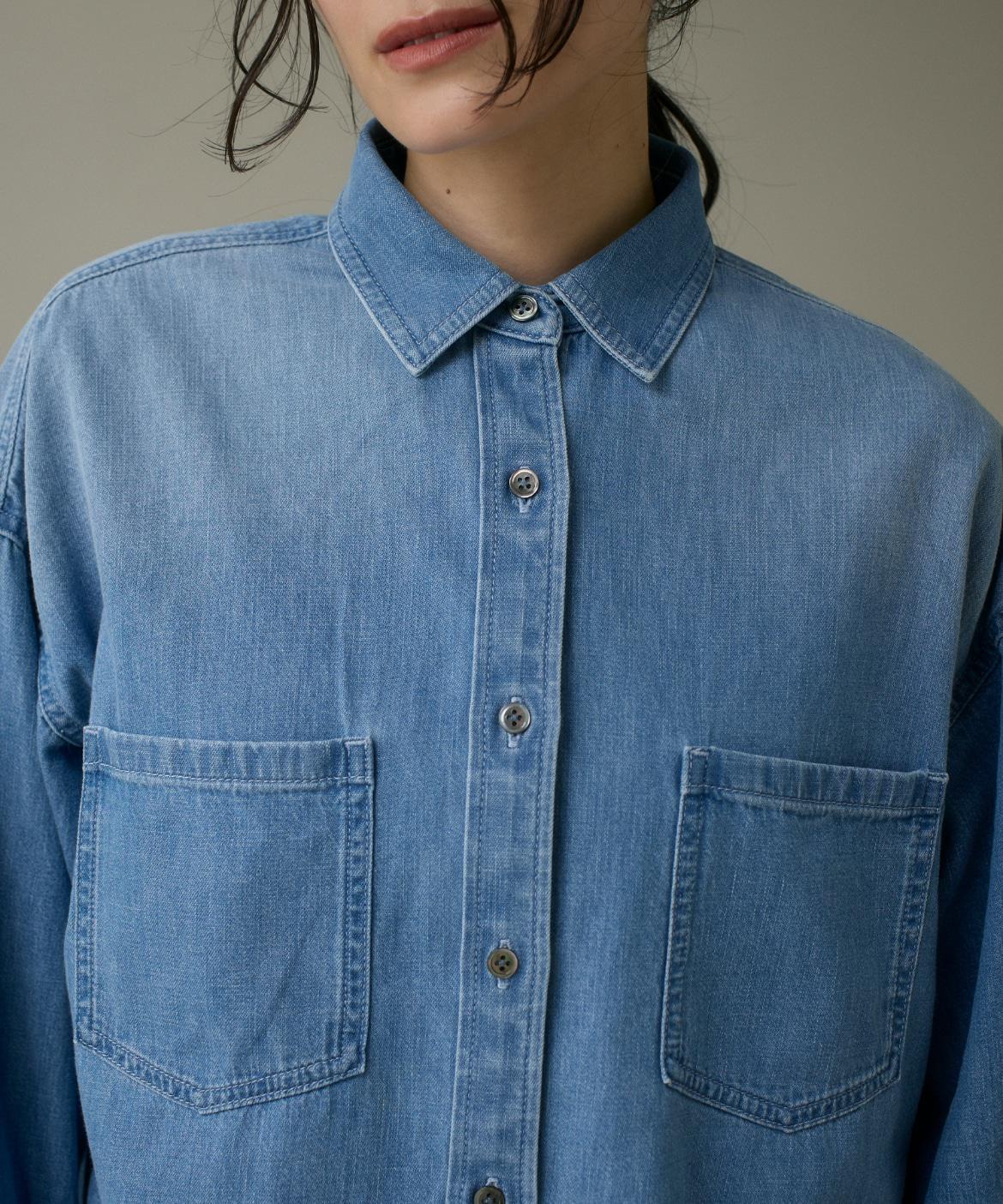オーバーサイズデニムシャツ