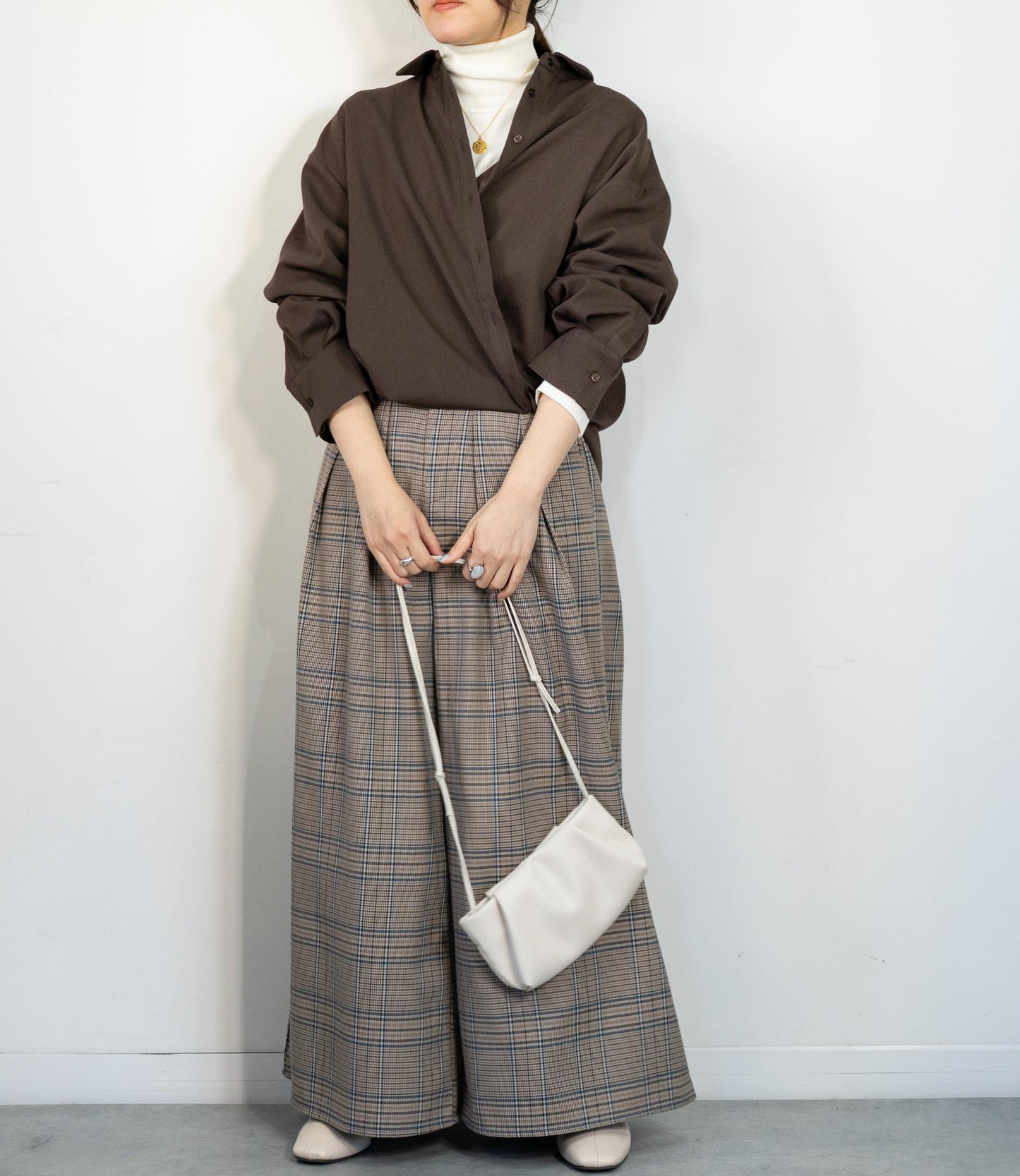 カシュクールマニッシュシャツ