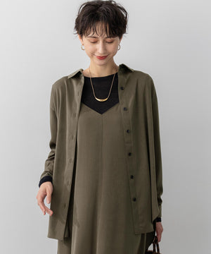 スエーディーサテン シャツ