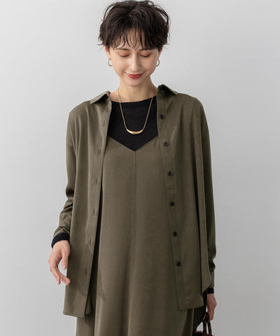 スエーディーサテン シャツ