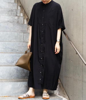 2wayスリーブボクシーワンピース(インナーワンピース付き)