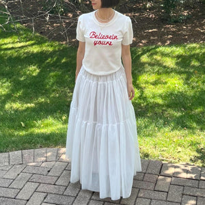 刺繍ロゴニット