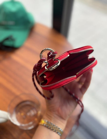 レザーハートミニショルダー