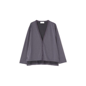 プレ－ティング天竺カーディガン