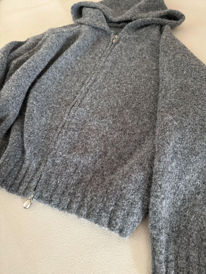 ダブルジップフーディーニットアップ