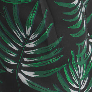 アート ボタニカル プリント パンツ