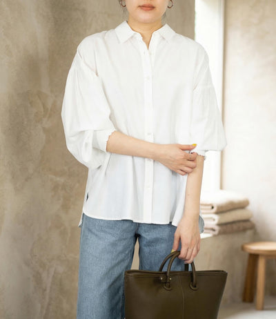 バックタックオーバーシャツ