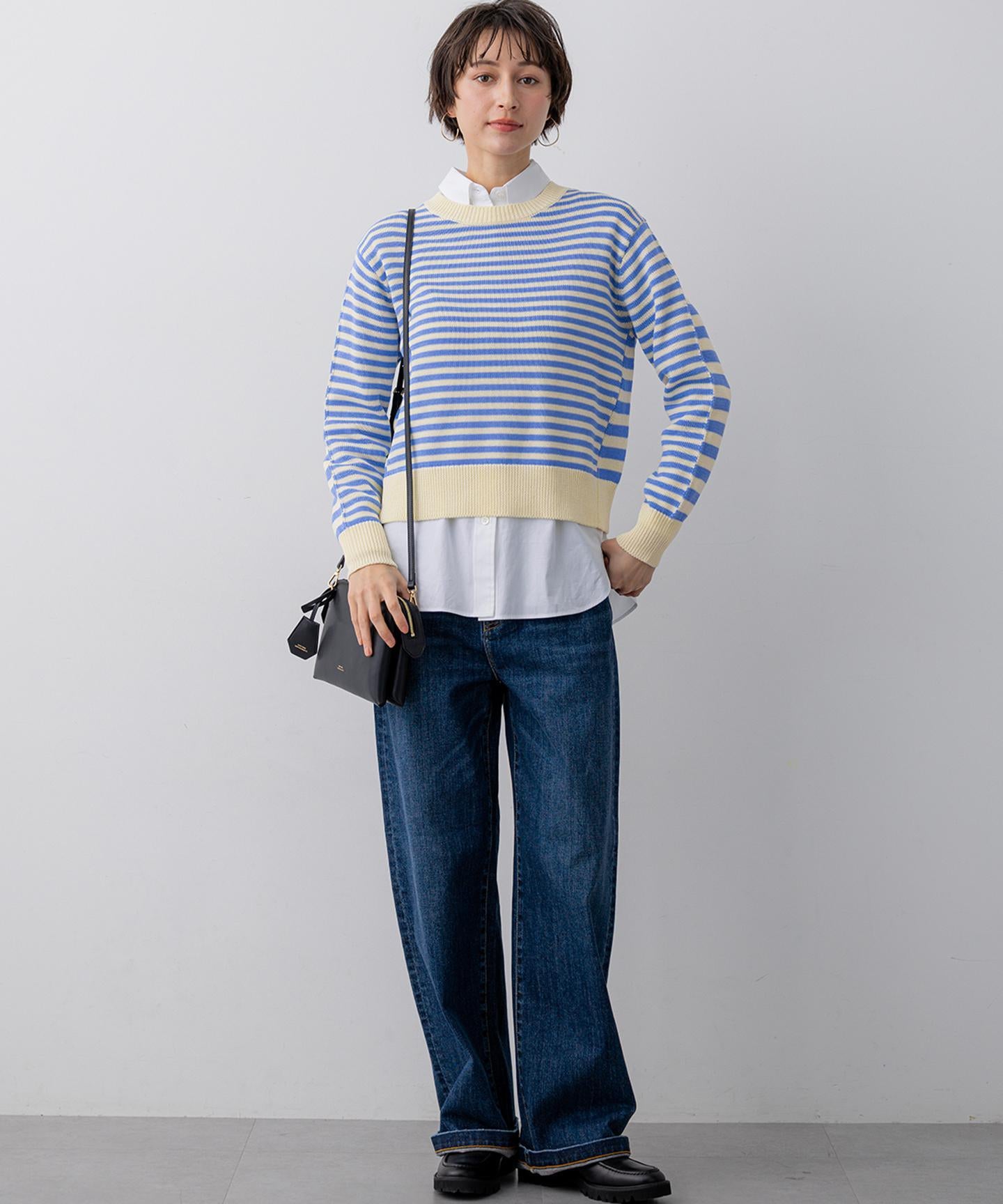 CANCLINI シャーティング ベーシックシャツ