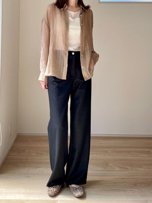 スパンデックスデニムライクパンツ