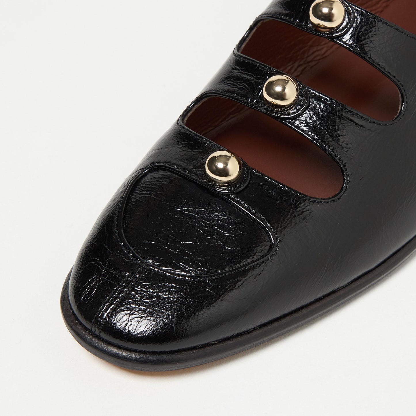 スタッズトリプルベルトモカフラット20↓↑