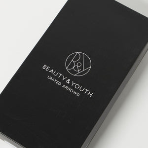 ヘアー×レザーライク コンビ フラットシューズ