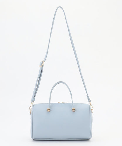 メタルアクセント ボストンバッグ