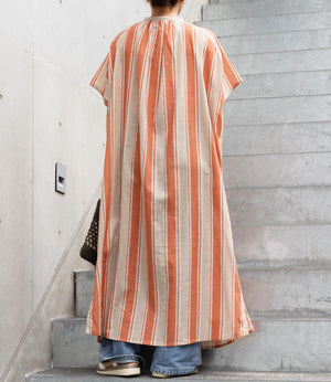 スラブコットンワンピース