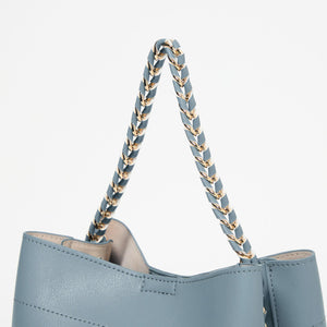 チェーンハンドル 2WAY スクエアバッグ ショルダーバッグ