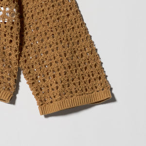 メッシュ ニット プルオーバー ウォッシャブル