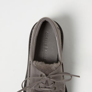 レースアップモカシン フラット45↑