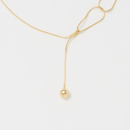 ノット ワンボール ネックレス