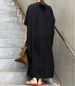 2wayスリーブボクシーワンピース(インナーワンピース付き)
