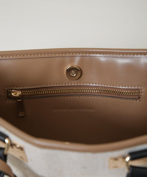 バイカラーキャンバスバッグ