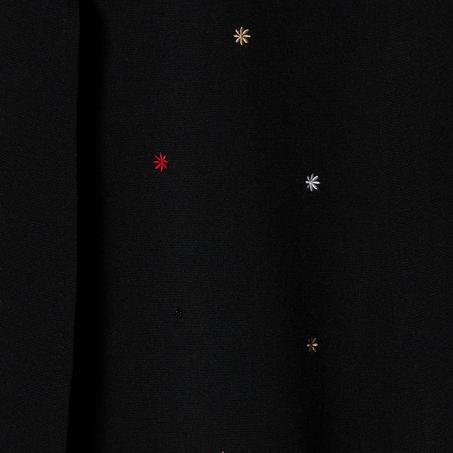 エンブロイダリー フラワー ケープニット ‐ウォッシャブル‐