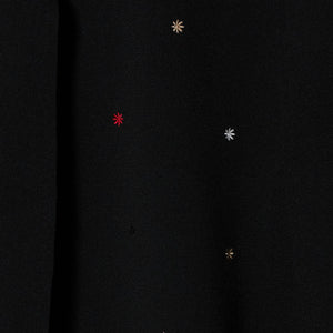 エンブロイダリー フラワー ケープニット ‐ウォッシャブル‐