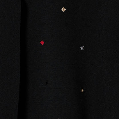 エンブロイダリー フラワー ケープニット ‐ウォッシャブル‐