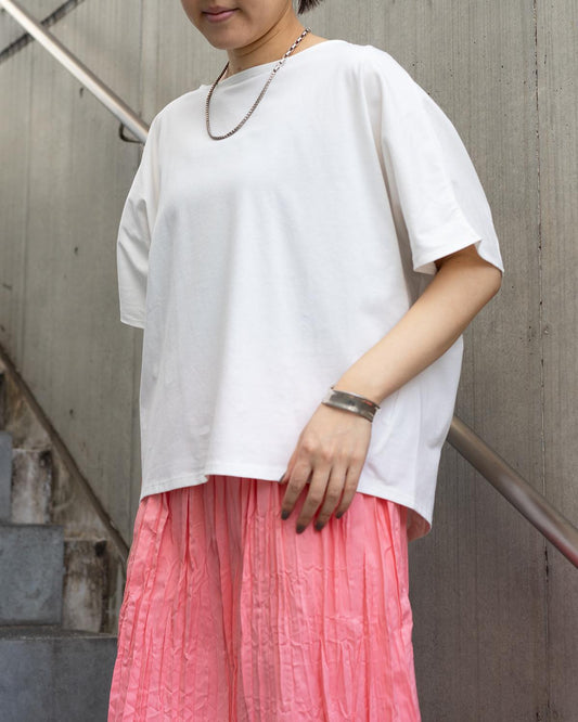 半袖コクーンカットソー