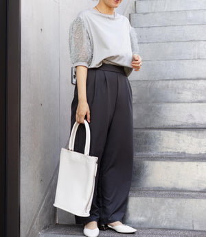 シアーフリンジドッキングカットソー