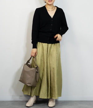 ソフトタッチVネックニットカーディガン