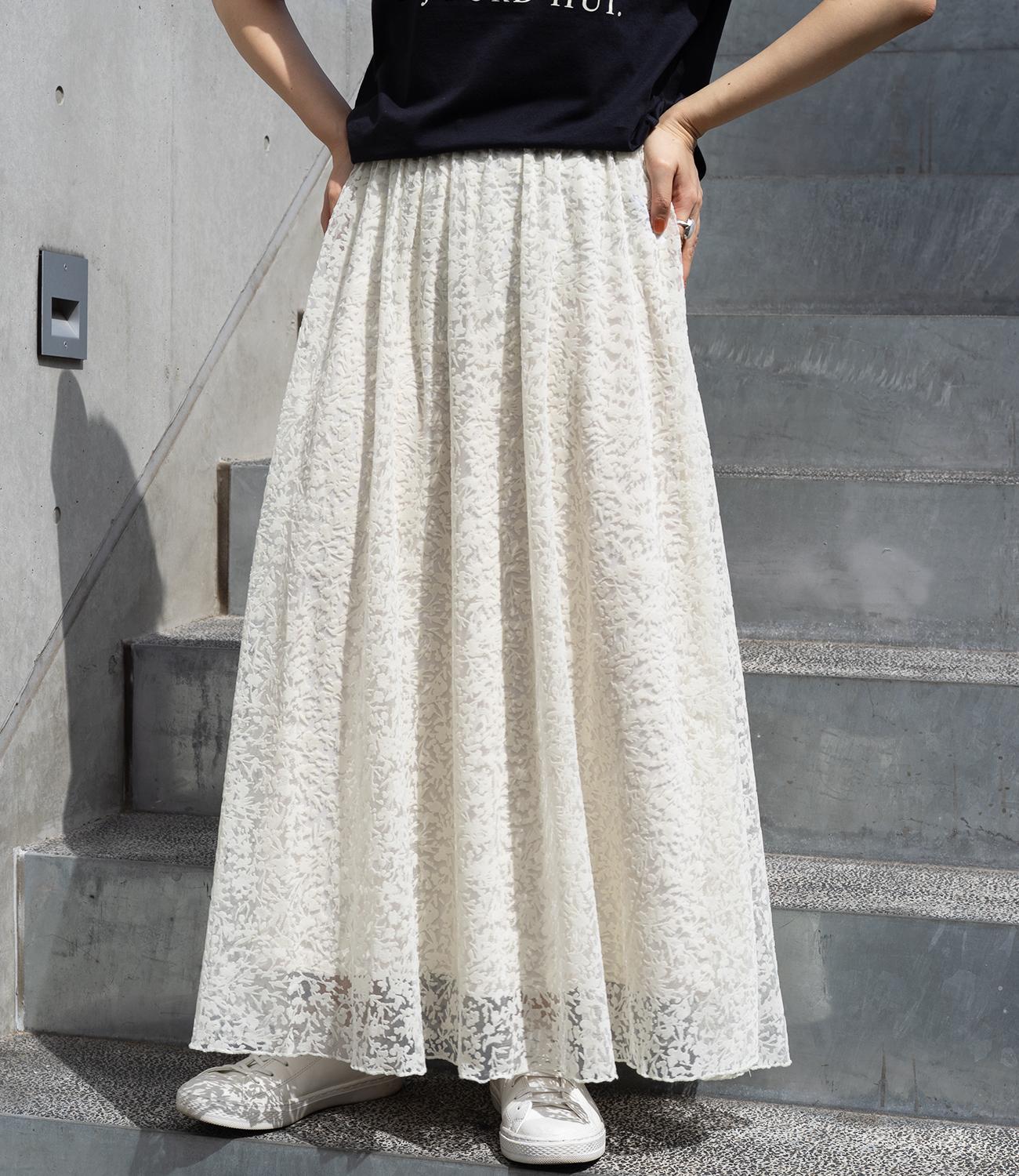 ドラマティックフロッキーギャザースカート